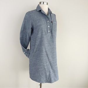 Levi’s Size XS Chambray Striped Long Sleeves Dress Shirt